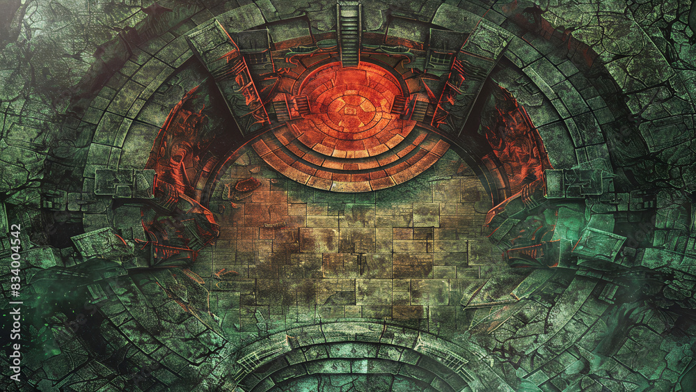 Underground Crypt Build Crypt Battlemap DnD,RPG Map for Dungeons and Dragons,game background ...