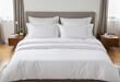 © Martina - An elegant white duvet set adorns a luxurious bed in a contemporary bedroom setting