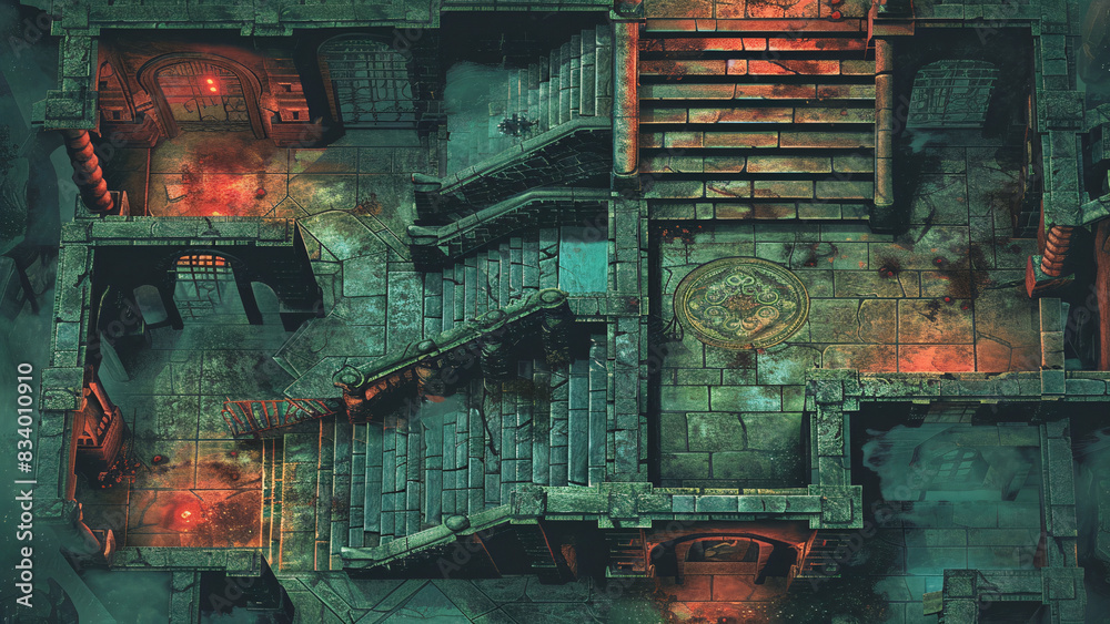 Crypt Battlemap DnD,RPG Map for Dungeons and Dragons,game background ...