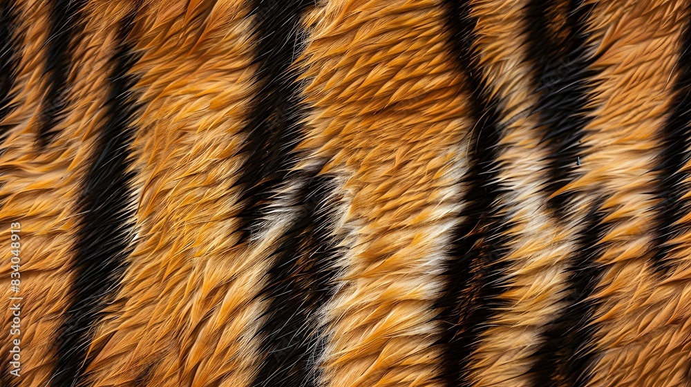 Tiger fur pattern texture background Stock Illustration | Adobe Stock
