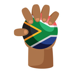 Sticker - south africa flag freedom