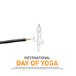© vectdgnstock - International Yoga Day, international yoga day creative ads design vector, art, 3d illustration