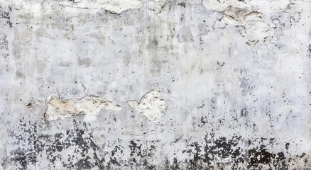 Canvas Print - The background texture of a concrete wall with plaster is white