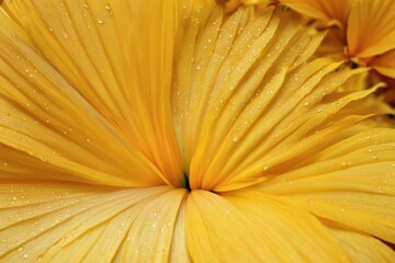 Canvas Print - close up of yellow flower