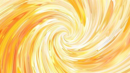 Sticker - Stunning radial motion effect background art in shades of lemon beige and orange with a captivating whirlpool movement Unique ripple design for graphic design projects