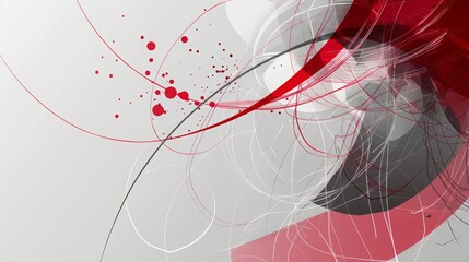 attractive banner for a Managed IT Provider. Make it color Red and Gray
