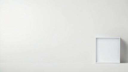 Canvas Print - empty white room