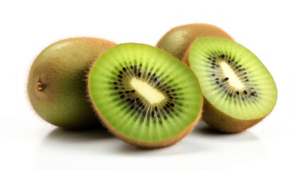 Poster - Kiwi Fruit isolated on white background