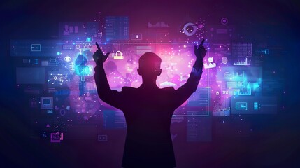 Vector corporate illustration