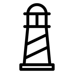 Wall Mural - lighthouse icon 