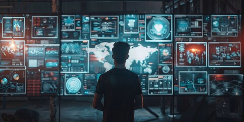 Leinwandbilder - Protect your digital identity with state-of-the-art cybersecurity