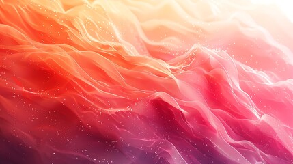 An abstract gradient background from soft peach to vibrant coral red