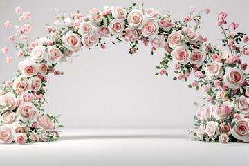 Wall Mural - spring floral frame flowers