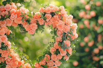 Wall Mural - garden flowers and roses