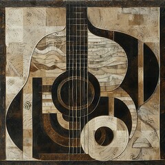 Wall Mural - Guitar music