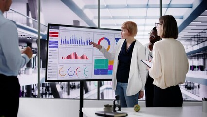 Poster - Corporate Business Presentation In Office