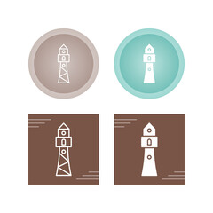 Canvas Print - Lighthouse Vector Icon