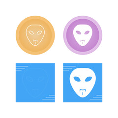 Sticker - Mask Vector Icon