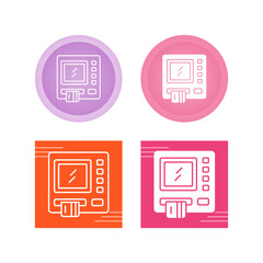 Sticker - Atm Vector Icon