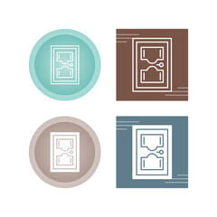 Sticker - Door Vector Icon