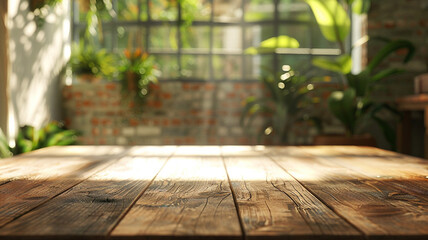 Wall Mural - Empty table background