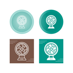 Sticker - Fan Vector Icon