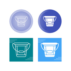 Poster - Bucket Vector Icon