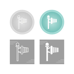 Sticker - Windsock Vector Icon