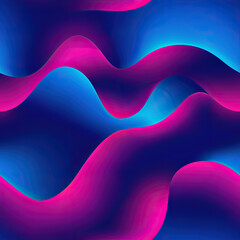 Wall Mural - abstract colorful purple pink blue wavy background seamless pattern