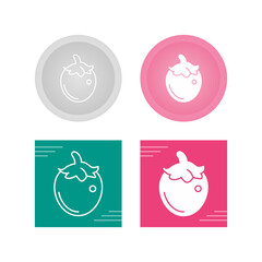 Sticker - Tomato Vector Icon