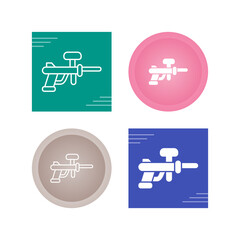 Sticker - Paintball Vector Icon