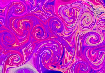 Pink purple artistic swirl