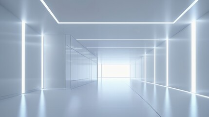 Wall Mural - empty white room