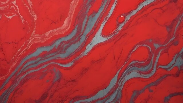 Rich red Background marble texture with bold and luxurious design elements.