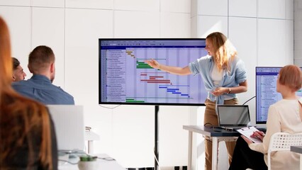 Poster - Corporate Training In A Black Classroom