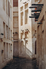 Wall Mural - Traditional old buildings in Doha in Souq Waqif area