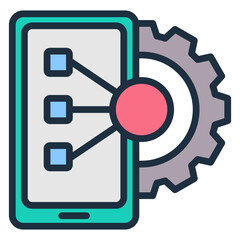 Mobile App Development Icon