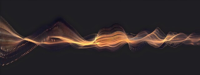Poster - Vibrant Sawtooth Wave Captivating of Oscillating Frequency Visualization