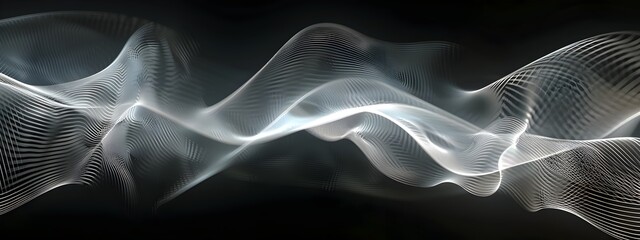 Poster - Rhythmic Wave Interference Mesmerizing Patterns of Sine Waves in Motion