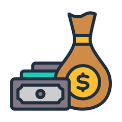 Sticker - Money Icon