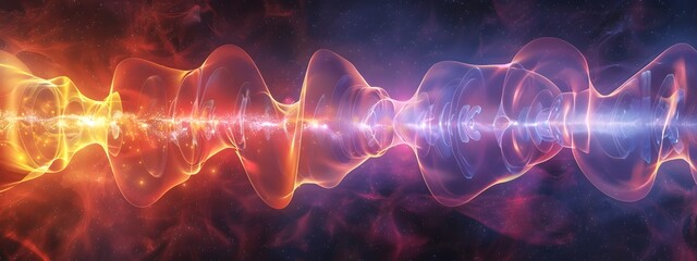 Poster - Gamma Rays Frequency Waves as Energetic Abstract Background