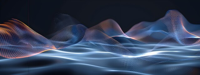 Poster - Amplification of Wave Dynamics Captivating Digital Visualization of Fluid Motion