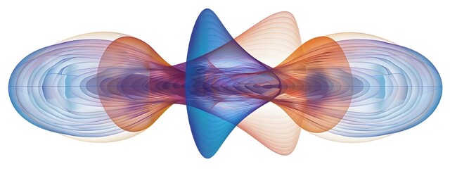 Poster - Wave Dispersion Relation Graph Abstract of Oscillation Patterns and Dynamics
