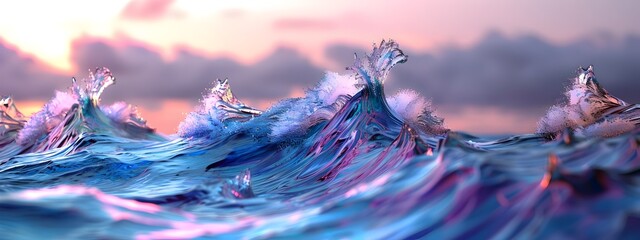 Poster - Mesmerizing Wavefront Correction Corrected Wavefronts Showcasing Nature s Fluid Dynamics