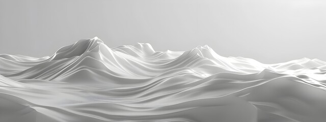 Poster - Corrected Wavefronts A Mesmerizing 3D Rendered Abstract Pattern