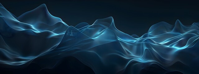 Poster - Mesmerizing Wavefront Curvature Digital with Flowing Luminous Gradients
