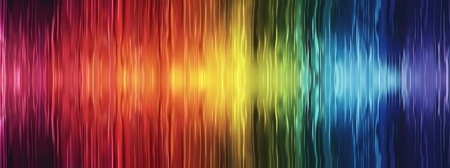 Fototapete - Vibrant Noise Spectrum Mesmerizing Digital of Undulating Color Gradients