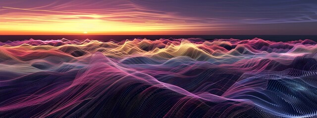 Poster - Transcendent Sideband Frequencies Cascading Waves of Vibrant Digital