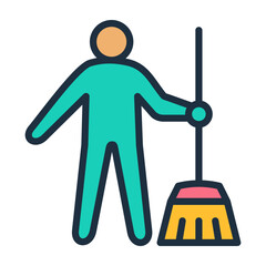 Poster - Janitor Icon