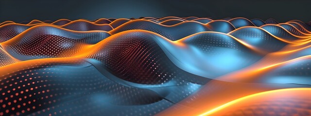 Poster - Mesmerizing Fluid Waves of Low Pass Frequency Filtering Visualization